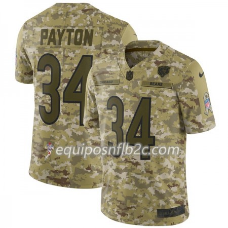 Camiseta Hombre NFL Chicago Bears PAYTON 34 Nike Salute to Service Camiseta Hombre NFL Chicago Bears PAYTON 34 Nike Salute to Service